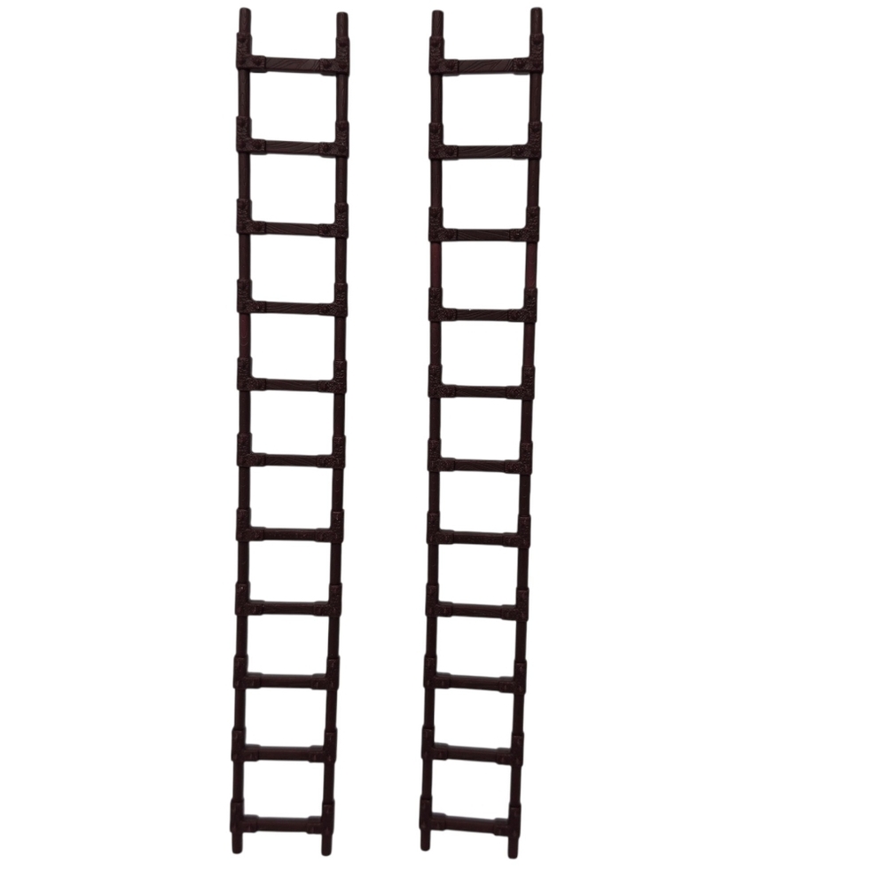 Fisher Price Imaginext Ladder Brown Replacment Part Piece Set of 2